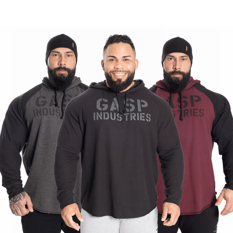 GASP hooded jacket sports leisure fitness training autumn and winter base European and American new muscle loose new sweater GASP hooded jacket sports leisure fitness training autumn and winter base European and American new muscle loose new sweater