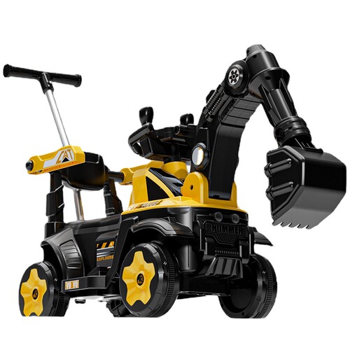 Child Mining Excavator Toy Car with Seating for Boys Electric Construction Truck Super Large Remote Control Excavator with Seating for Digging Machine