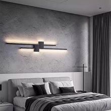 极简长条壁灯卧室床头书房客厅电视沙发背景墙壁灯现代简约创意灯