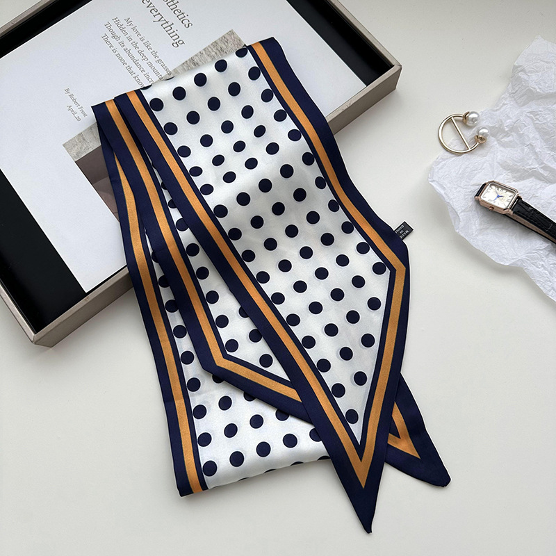 Punto de borde azul marino