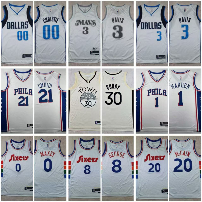 Retro Basketball Jerseys Warriors 76Ers Bulls Pacers Sports Sleeveless Jerseys
