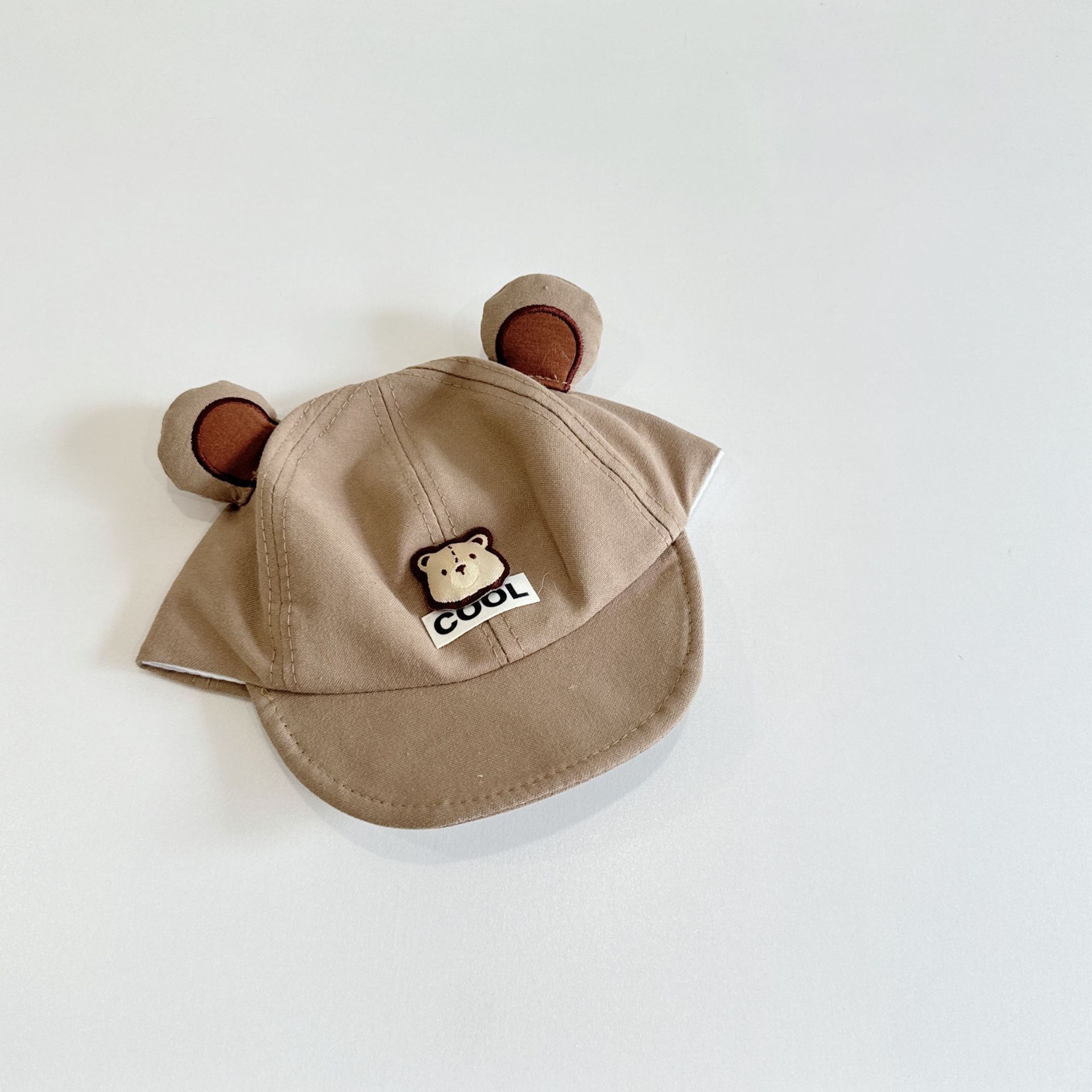 Sombreros para bebés primavera y otoño sombreros para niños y niñas coreanos lindos osos gorras de bisel blando sombreros de béisbol para niños