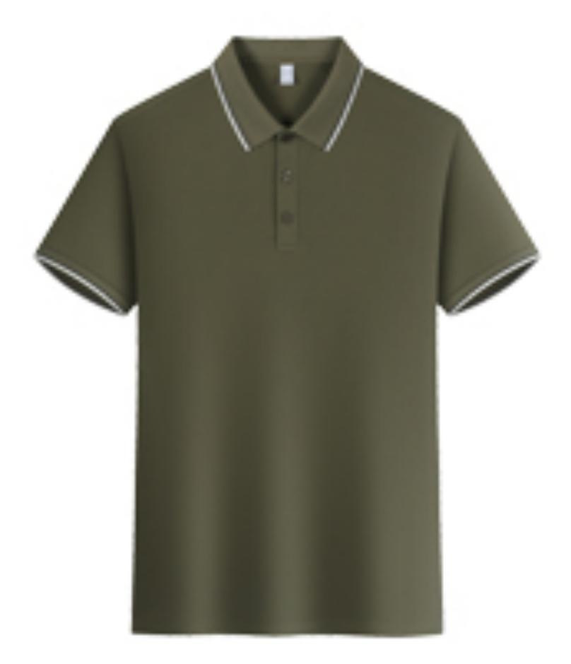 Polo de manga corta de poliéster de color liso con cuello tipo solapa, fragancia de lujo y tacto fresco, ideal para verano 2026, ¡gran oferta para dropshipping y transmisiones en vivo!