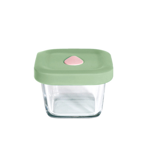 亚马逊辅食盒玻璃蒸蛋碗冷冻保鲜盒储存盒宝宝碗婴儿餐具辅食碗