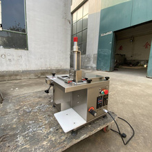 商用数控牛羊肉切片机切卷机全自动五花肉肥牛冻肉不锈钢切牛羊肉