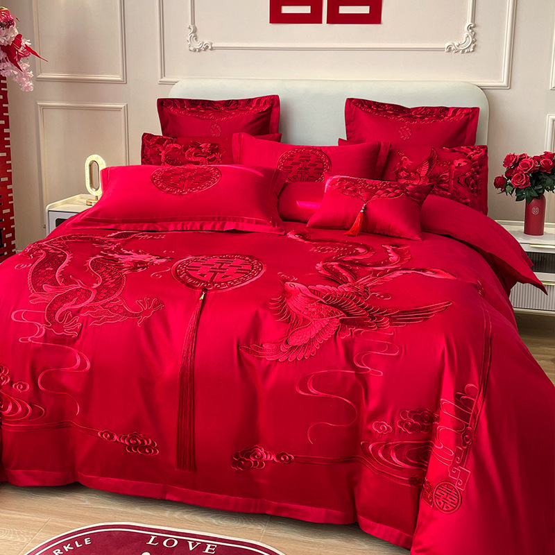 드래곤과 피닉스 Himei D-레드 [절묘한 자수]