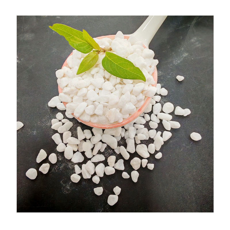 White Pebbles Engineering Wholesale: Home Decoration Courtyard Landscaping White Stone Park Playground Water Permeable Floor Bone