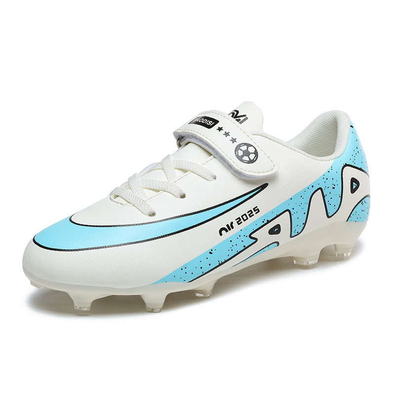 New Children's Soccer Shoes with Velcro for Boys and Girls, Long Spike and Flat Sole, Suitable for Primary and Secondary School Students for Competition and Sports New Children's Soccer Shoes with Velcro for Boys and Girls, Long Spike and Flat Sole, Suitable for Primary and Secondary School Students for Competition and Sports