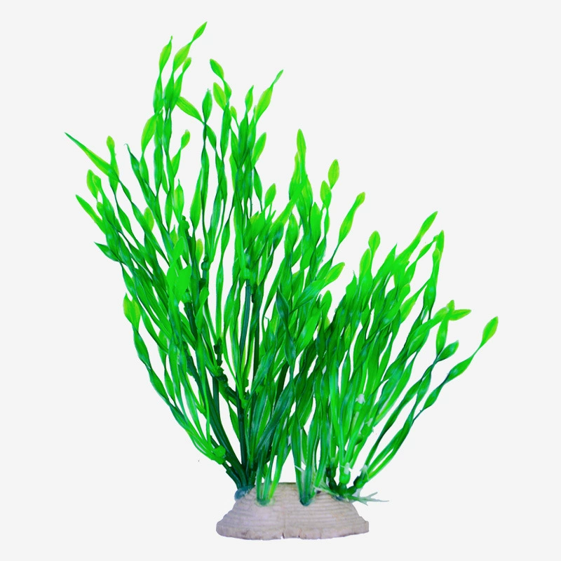 Декор для аквариума Yuzhijing: пластиковые водные растения, имитация травы, искусственные морские водоросли, зелёные аквариумные растения