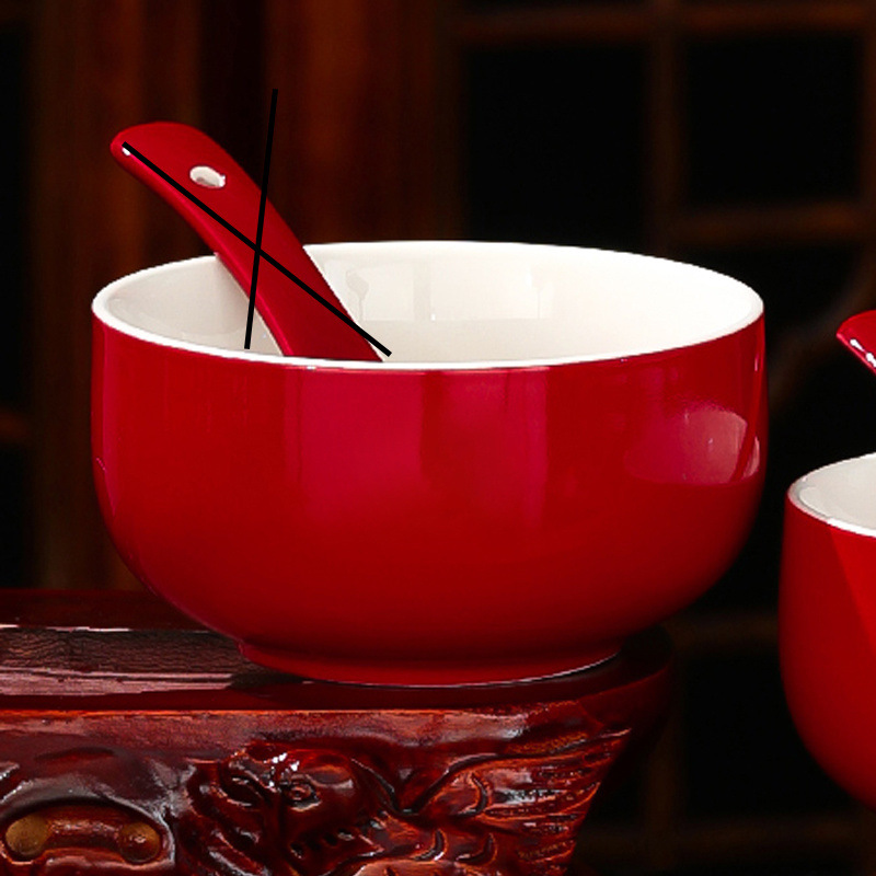 Taza de té de boda, taza de té de estilo chino, taza de té de boda, taza roja, taza de palillos, taza de boda
