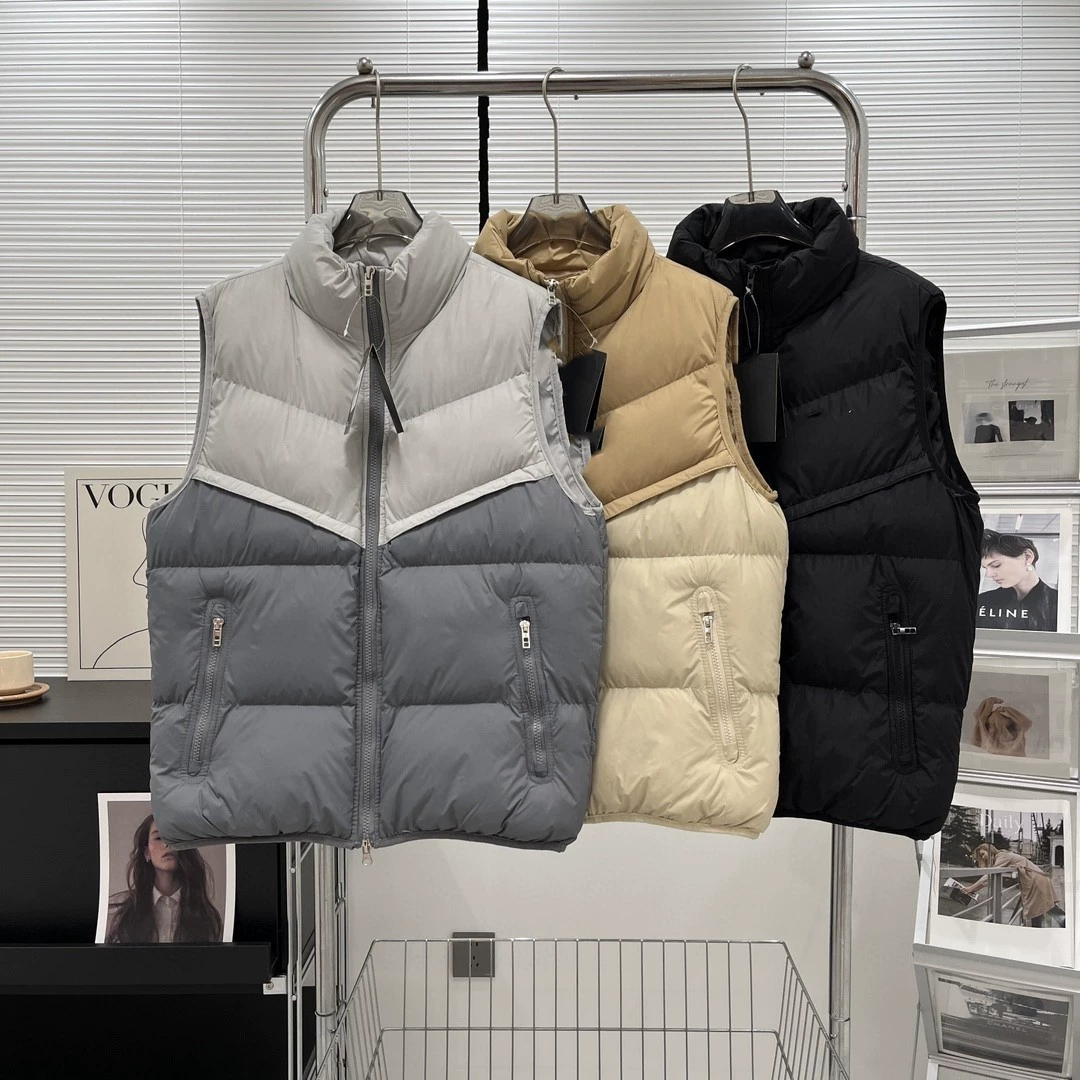 В наличии: основная акция — новый зимний утепленный жилет с цветовыми блоками, повседневная одежда, унисекс, хлопковый жилет, теплый, модель 8184.