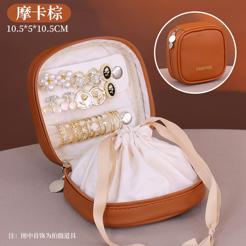 Caja de almacenamiento de joyas bolsa de maquillaje de alta calidad bolsa de almacenamiento bolsa de lápiz labial pequeña bolsa de liner ligera mini bolsa de maquillaje