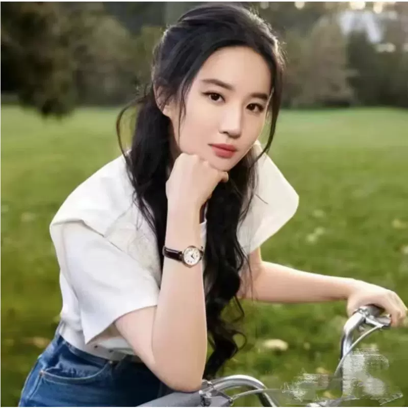 去有风的地方刘亦菲同款打结拼接袖白色T恤荃棉上衣女