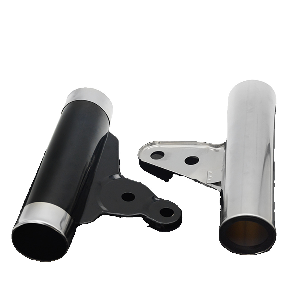 Triciclo lámpara del faro del oído eléctrico soporte de la linterna de la motocicleta Amortiguador delantero soporte de la lámpara Príncipe