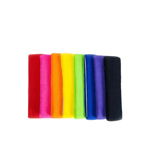 Towel sports hairband headband for men and women basketball fitness running yoga multi-color sweat-absorbent headscarf headband