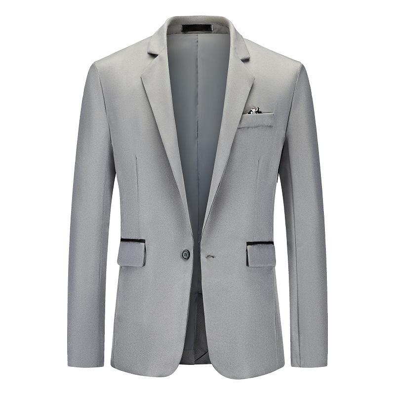 Amazon Suit Jackets Are Available for Cross-Border Supply, Men's Korean-Style Casual Non-Iron Casual Jackets