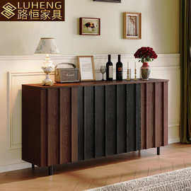 中古风诧寂风餐边柜卧室柜 现代简约玄关柜 酒店民宿设计感储物柜