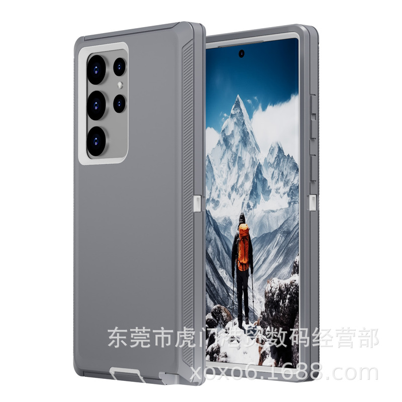 Defender Samsung S23/S23Plus/S23Ultra 3 耐衝撃電話ケース落下防止保護カバーフルパッケージに適しています。|undefined