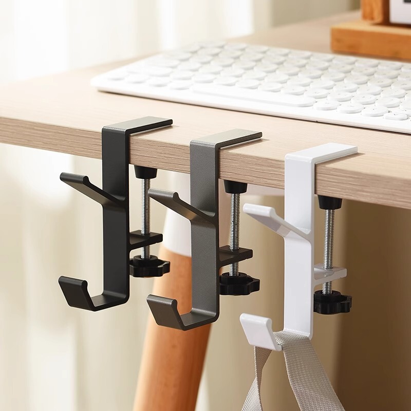 Schoolbag Hook Student Desk Side Hanging Bag Adhesive-Free Paste-Free Removable Mobile Desk Desk Side Hook