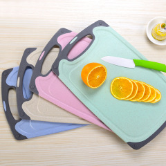 台所用品小麦わらまな板まな板家庭用実木抗菌防かびまな板果物プラスチックまな板