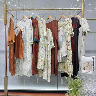 [Jianyisimeng] Mulberry Silk ‬ Dress Brand Discount Wholesale Women's Clothing Live Broadcast Physical Goods Pickup Thirteen Lines