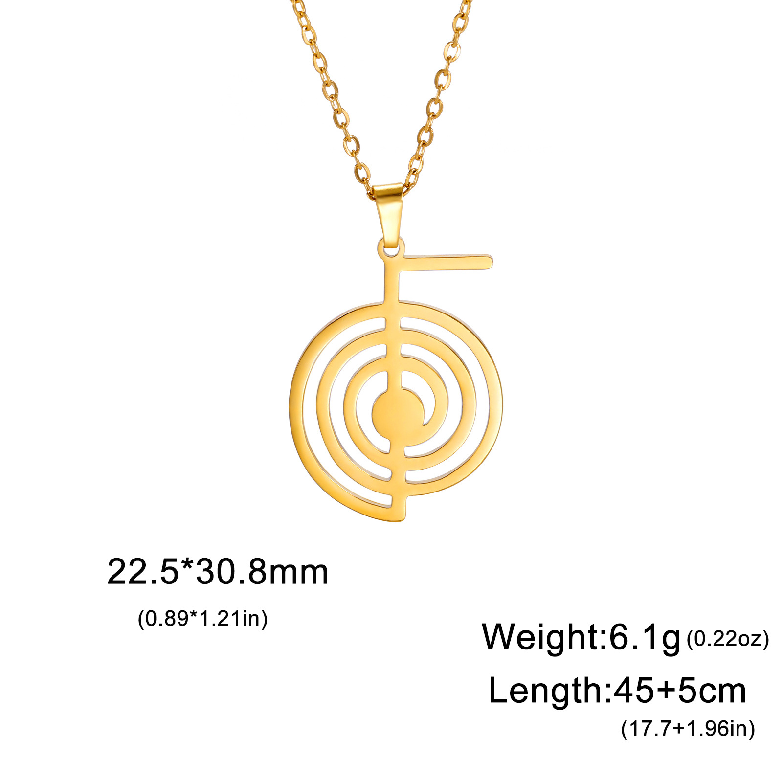 Geometric Spiral Pendant 9