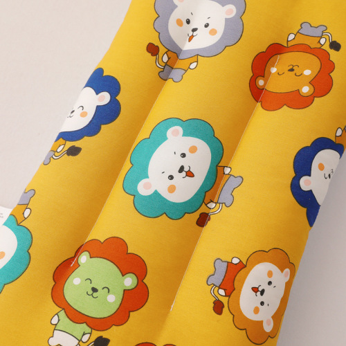 Detachable baby pillow, children's washable small pillow, pure cotton 1-2-3-6 year old baby shaped comfort bean pillow