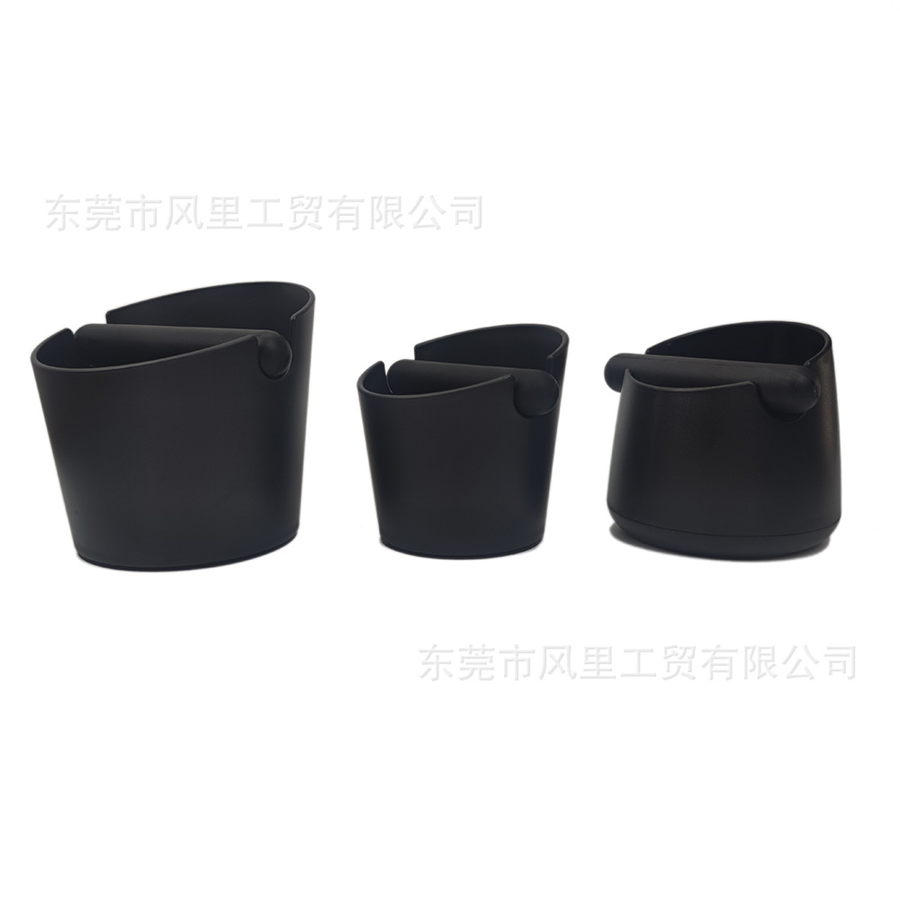 Cubo de café molido Caja de polvo de plástico Juego de almohadillas de café Caja de polvo KnockBox Accesorios para máquinas de café Desarrollo transfronterizo