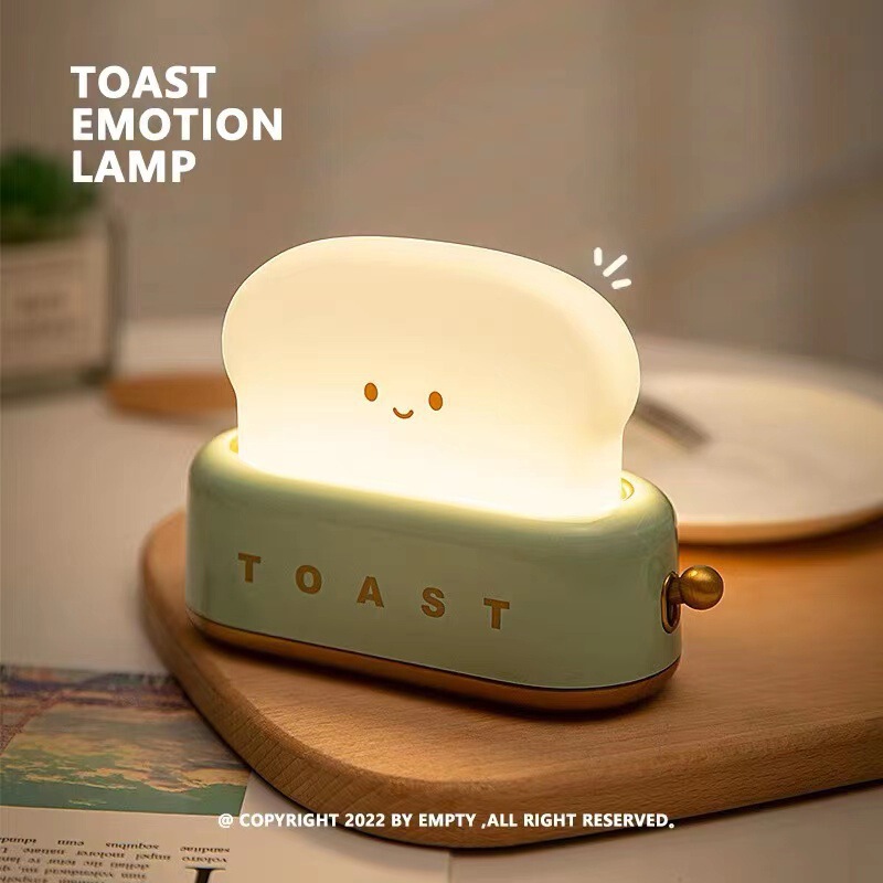 Creative USB Rechargeable Dimmable Lighting Table Lamp Led Night Light Bedroom Bedside Timer Sleep Companion Light
