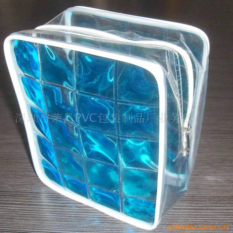 PVC胶骨袋透明袋拉链袋服装收纳袋被套包装袋毛毯包装袋 棉被包装