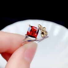 �r��S925���y�18K�pɫ�� ��������6*6mmŮ�� ��Q ���� �y��