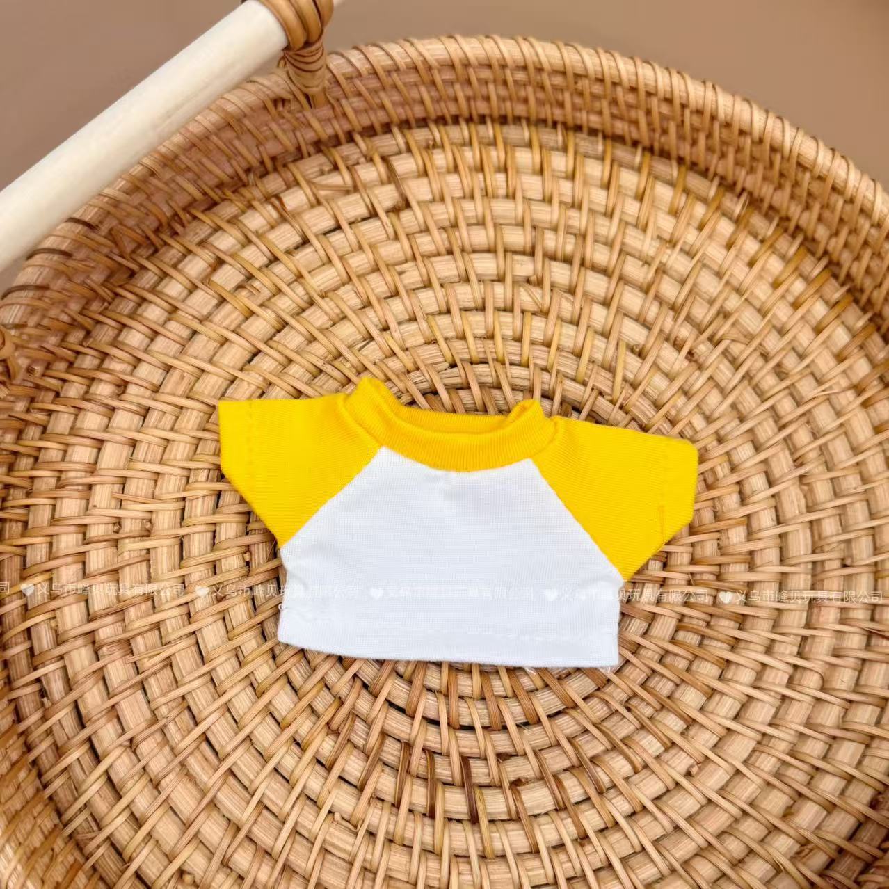Turmeric and white contrast T-shirt