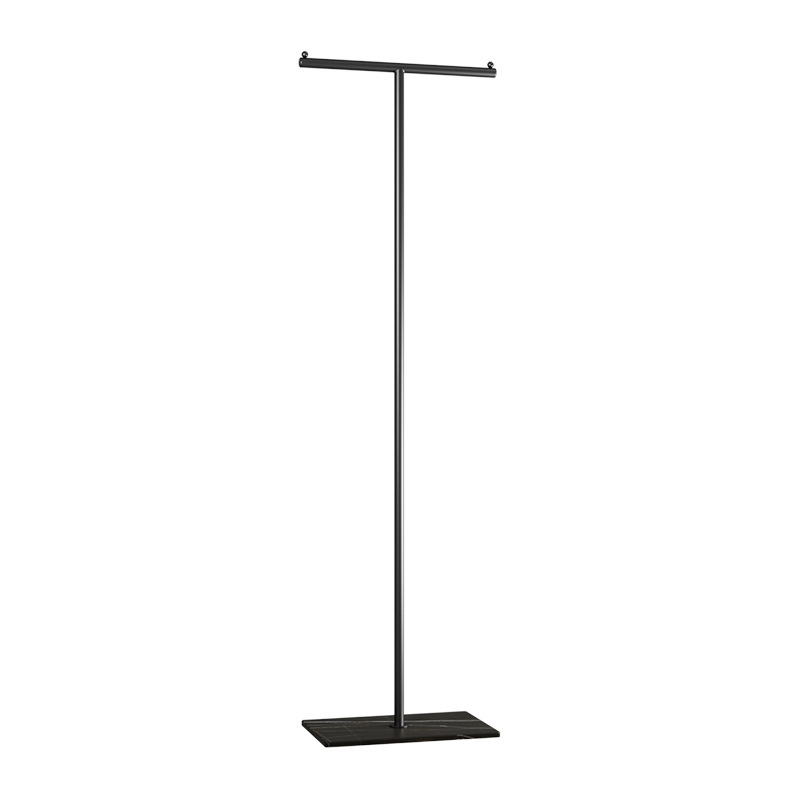 T자형-블랙브라켓-대리석 블랙베이스