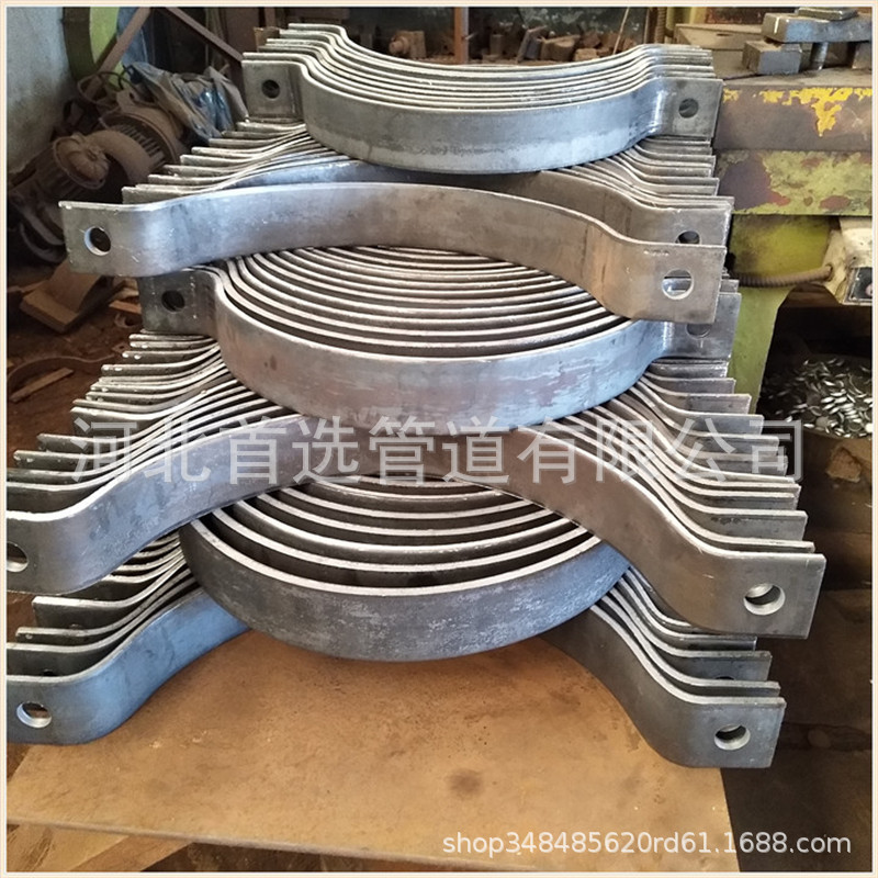 基准型双螺栓管夹 双孔管夹