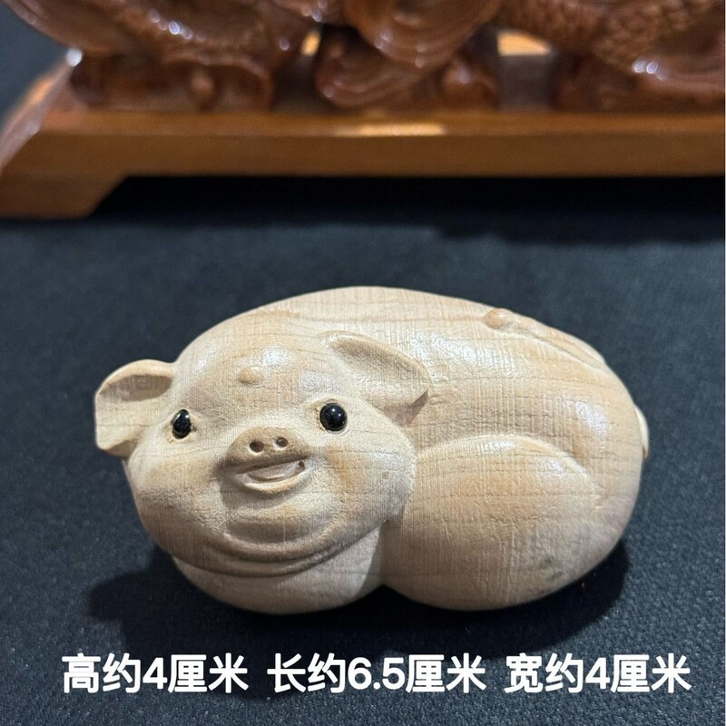 桃木彫刻12生肖デスクトップ置物原木色十二生肖ハンドルメーカー卸売り|undefined