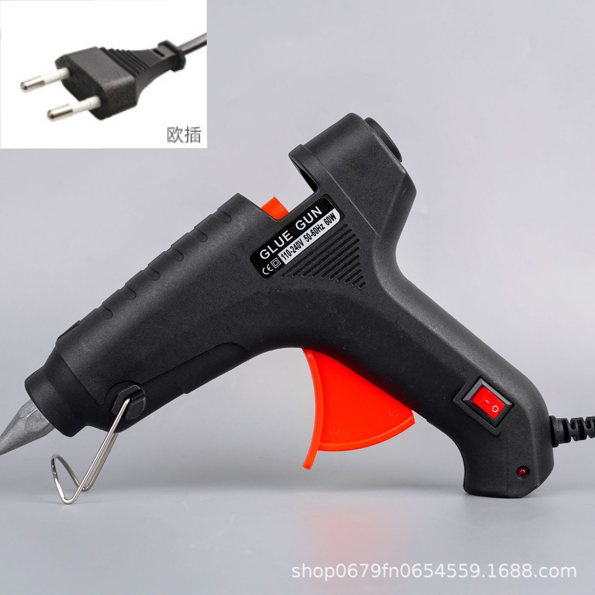 Fábrica directa multi-potencia pistola de fusión en caliente 20W30W60W80W pistola de pegamento en caliente en stock pistola de pegamento en caliente varilla de pegamento transfronteriza