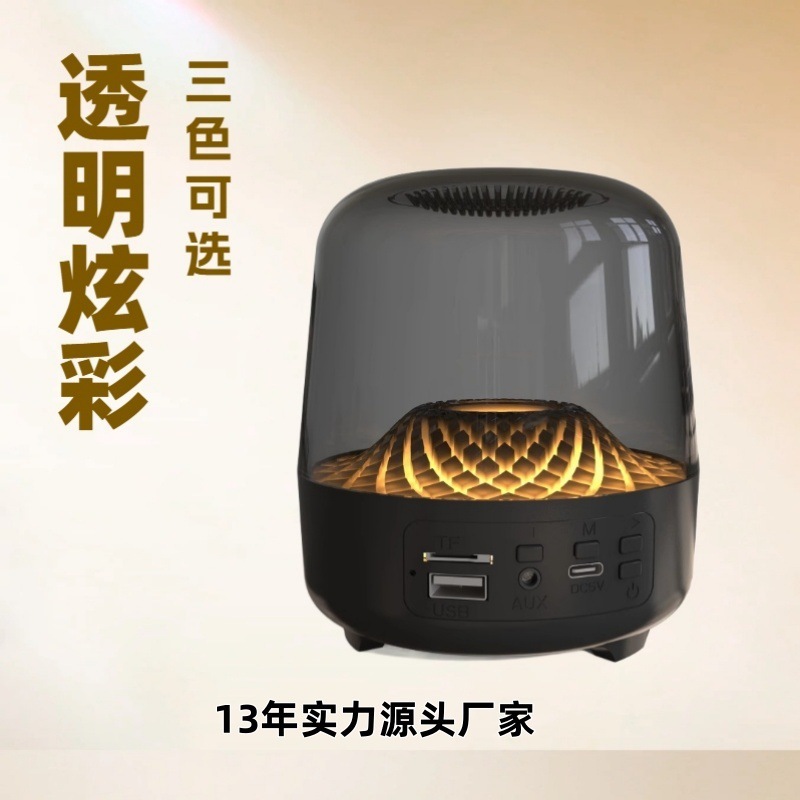 Harman Bluetooth スピーカー小型重低音ガラス 4 世代ホームコンピュータデスクトップオーディオラジオ|undefined