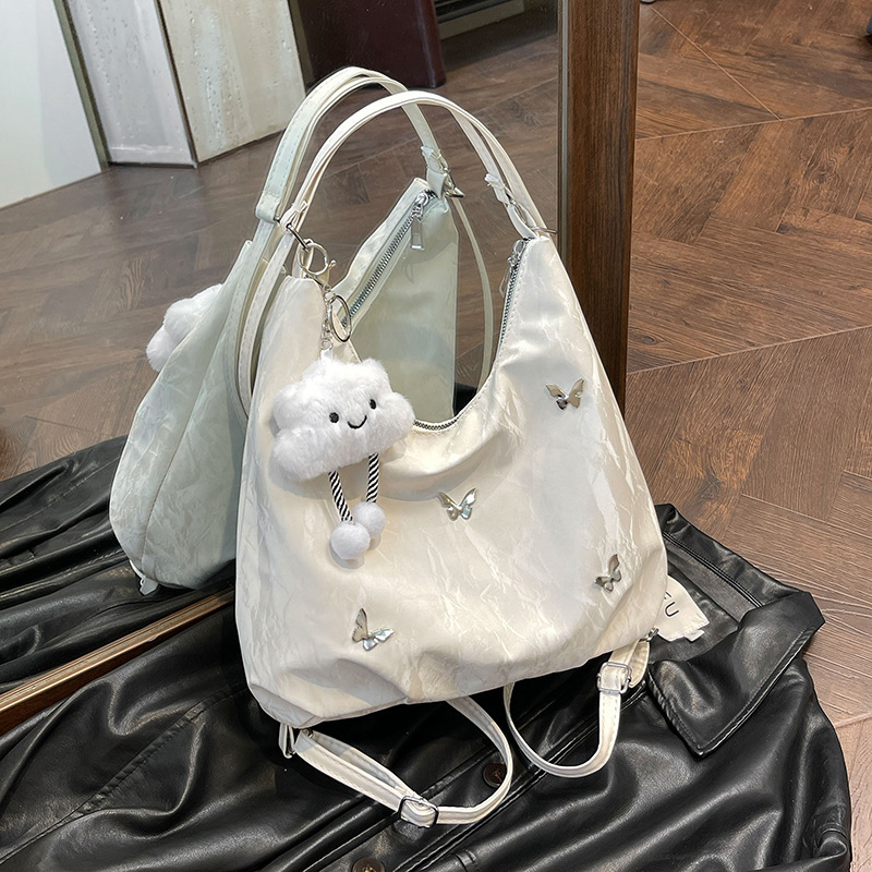 Large-Capacity Bag for Women 2026 New Cross-Border Niche Design Commuter Multi-Functional Backpack Single Shoulder Crossbody Bag