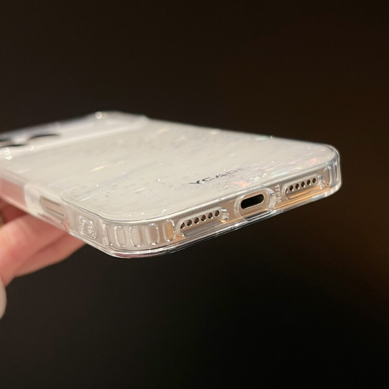 适用iPhone17promax鎏云贝纹手机壳苹果16Pro渐变炫彩15Pro保护套|undefined