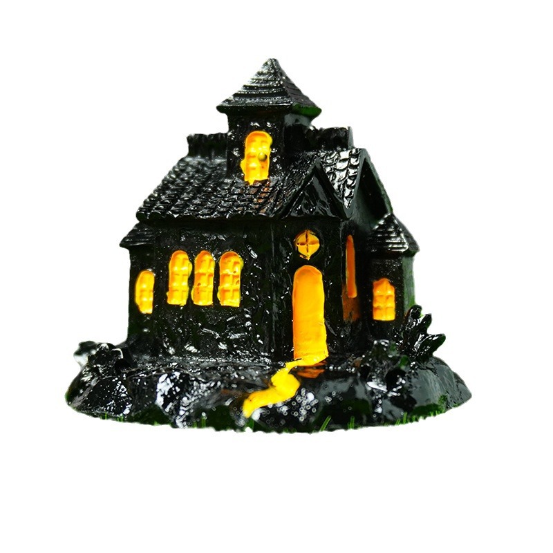 Nueva decoración transfronteriza Halloween calabaza fantasma calabaza mágica sombrero fantasma pequeña decoración micropaisaje paisajismo