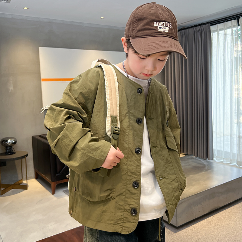 Jungen Koreanische version jacke für 2024, neue frühling und baseball jacke, mid größe kinder herbst top, hübsche_voghion.com