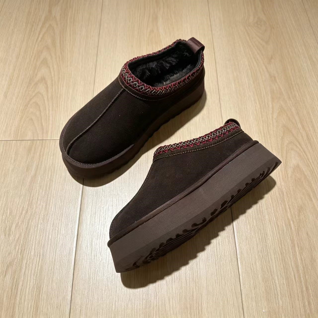 Botas de Nieve Bajas para Mujer de Piel de Vaca y Mezcla de Lana, Antideslizantes y Térmicas, para Uso Diario