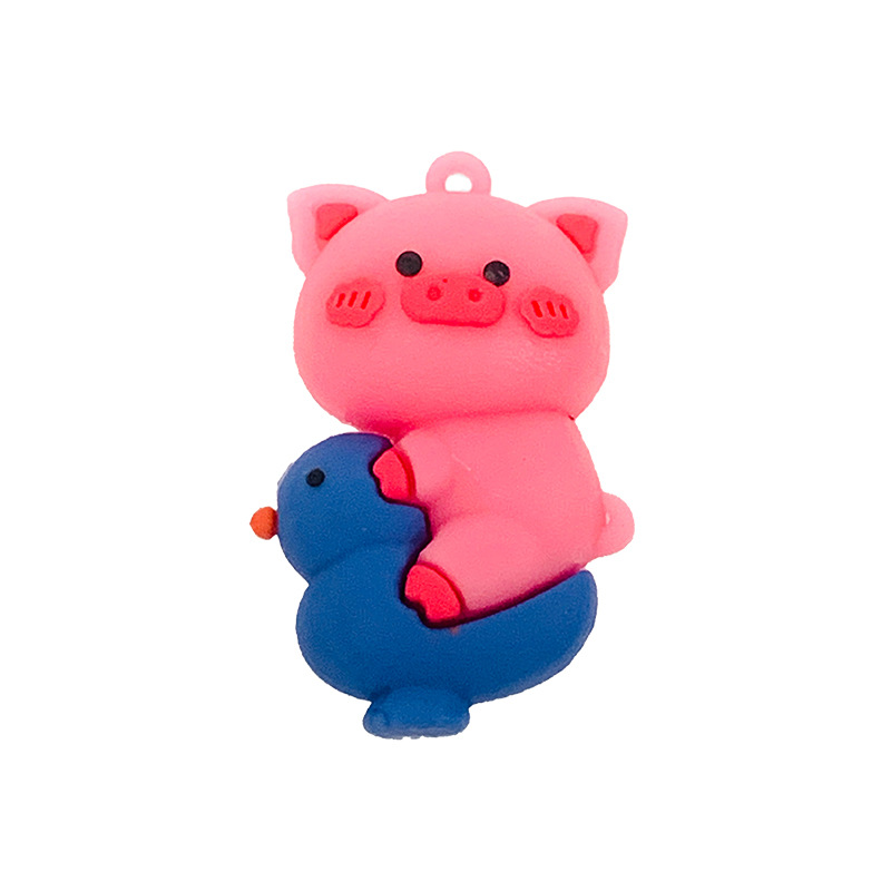 Acuario mesa pequeña pecera decoración decoración nuevo buzo flotante creativo PVC muñeca pato cachorro