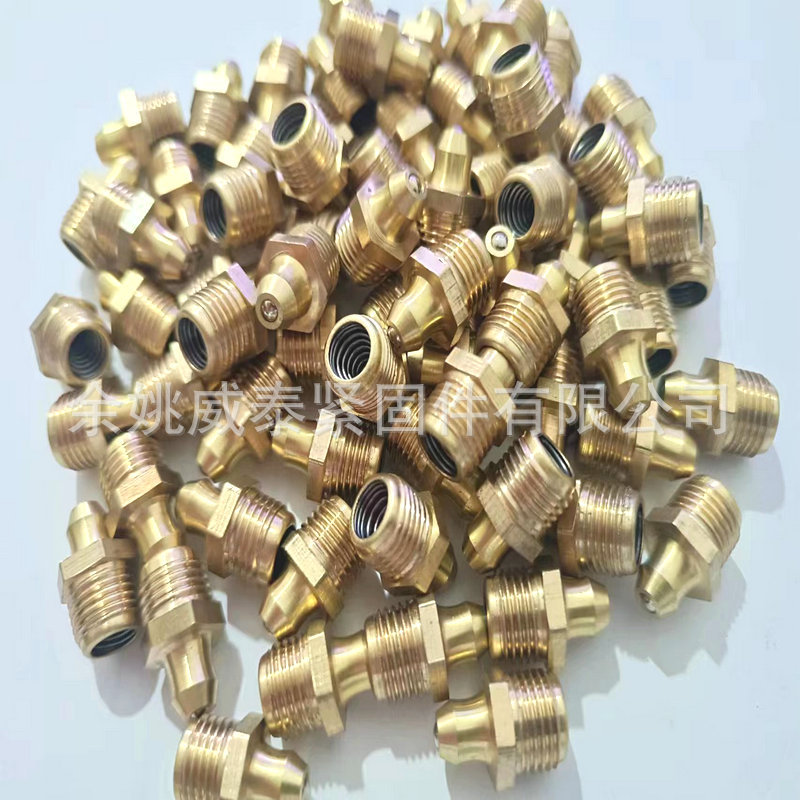 Grease fitting M10X1 brass grease nipple oil nozzle brass oil cup M6X1 M8X1 M12X1 M14X1 M16X1.5