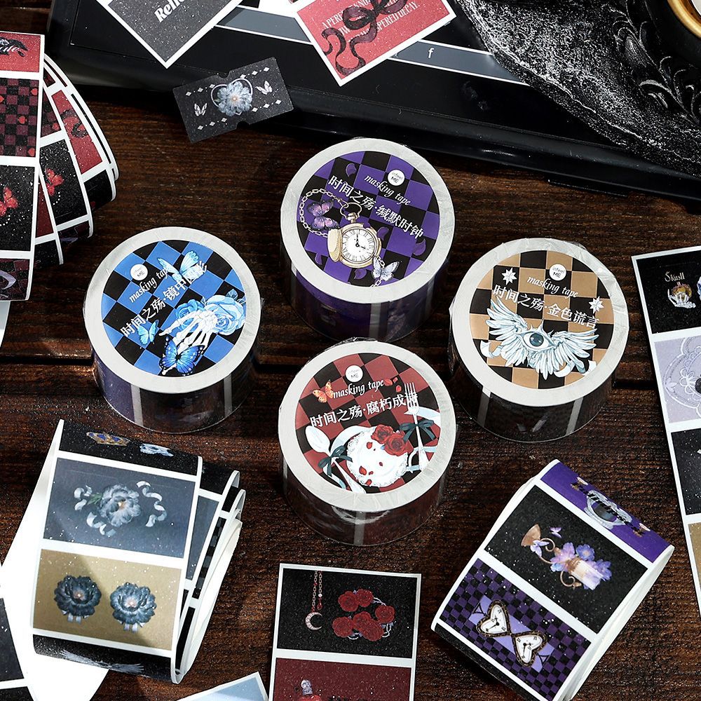 Infe.me cinta de troquelado de arena intermitente autoadhesiva de papel sintético