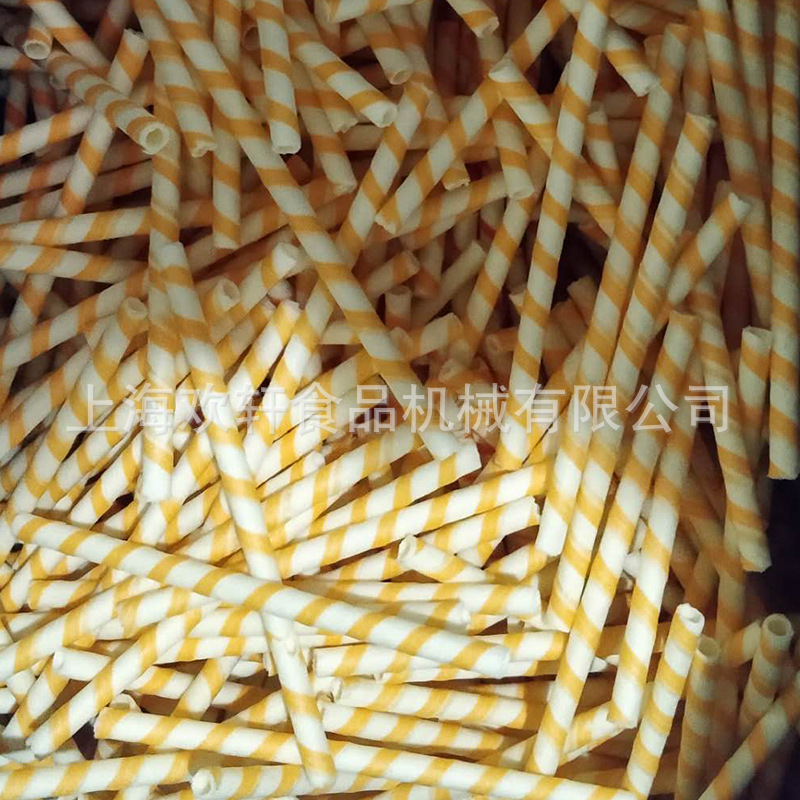 全自动夹心双色蛋卷机 燃气蛋卷机 威化卷全自动灌心蛋卷机