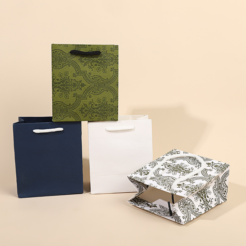 文艺小清新礼品袋商场购物饰品包装袋12cm生日礼盒装饰袋子饰品袋