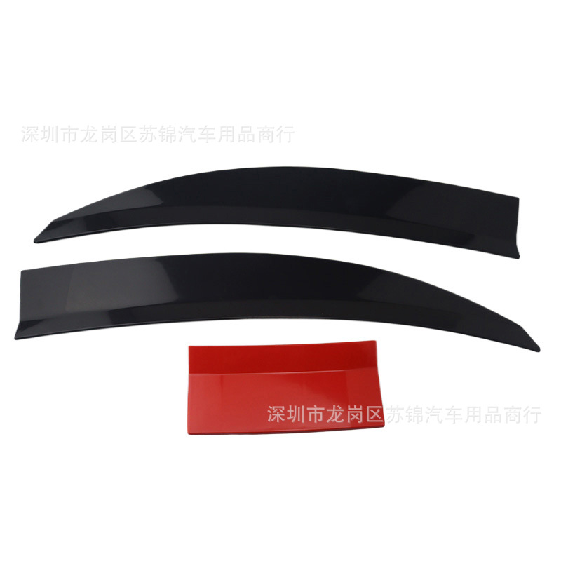Car Modification Universal Rear Wing, No-Drill Three-Section Adjustable Adhesive Personalized Sedan Sports Car Spoiler Decoration