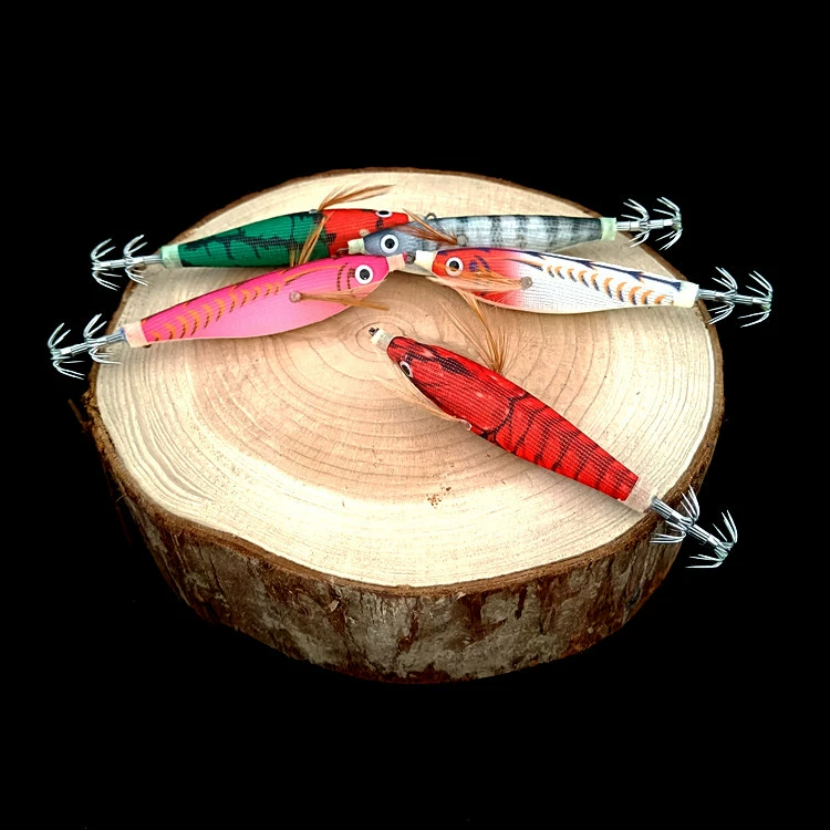 Manufacturer Korean level shrimp color computer cloth horizontal night light shrimp, shrimp shrimp, sea fishing Luya squid hook