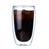 Thick double -layer glass cup egg cup insulation home coffee cup water cup fruit juice cup milk cup coffee cup